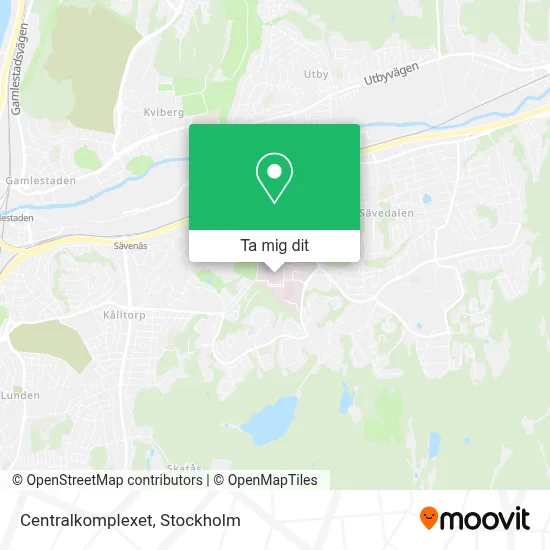 Centralkomplexet karta