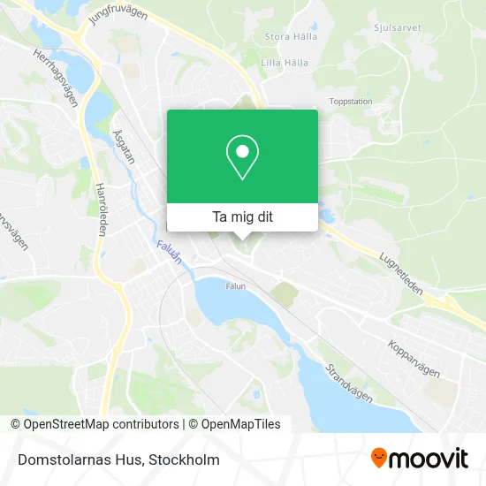 Domstolarnas Hus karta