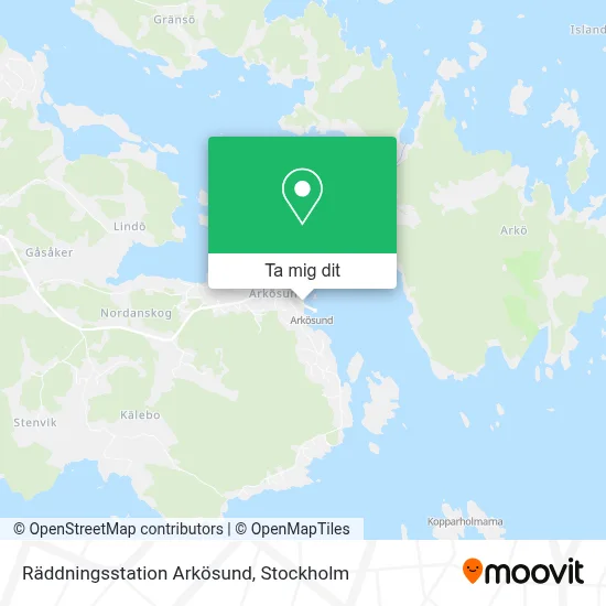Räddningsstation Arkösund karta