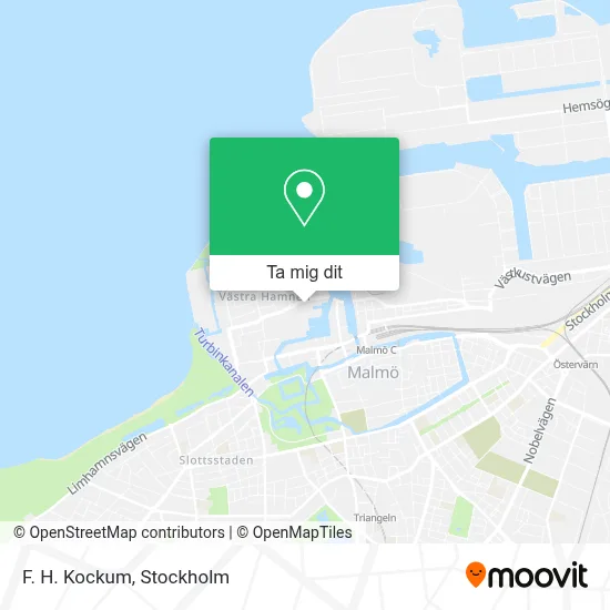 F. H. Kockum karta