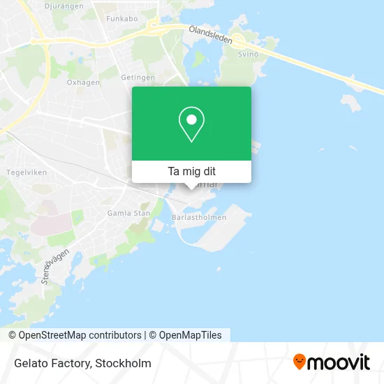 Gelato Factory karta