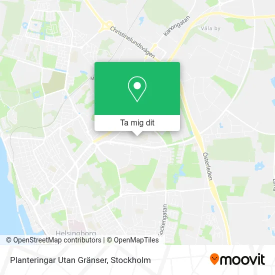 Planteringar Utan Gränser karta