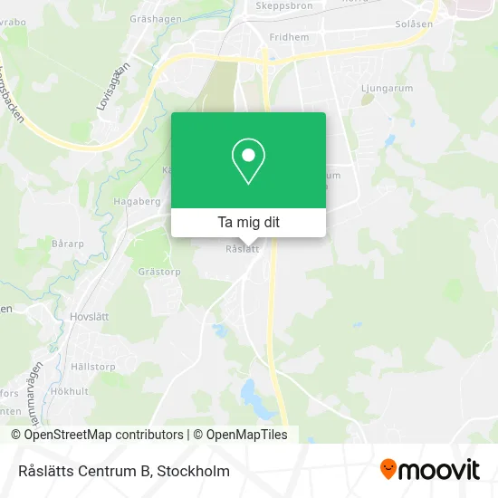 Råslätts Centrum B karta
