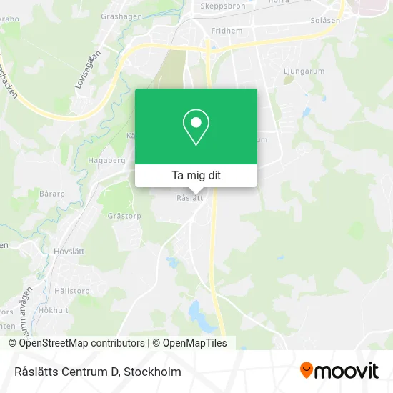Råslätts Centrum D karta