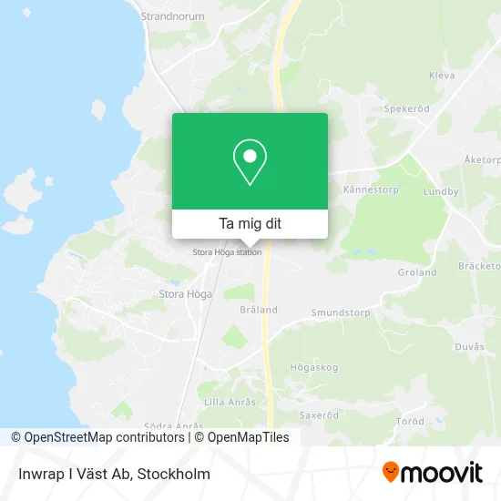 Inwrap I Väst Ab karta