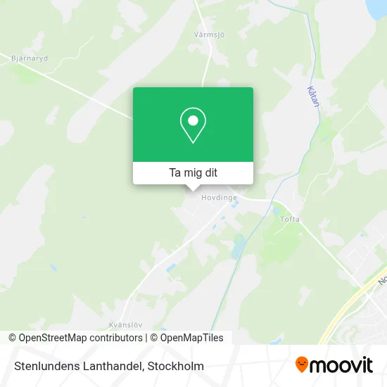 Stenlundens Lanthandel karta