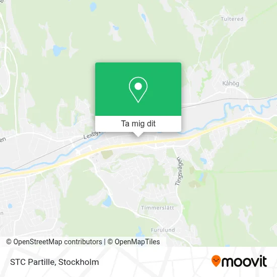 STC Partille karta
