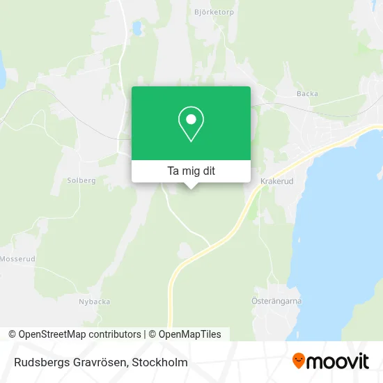 Rudsbergs Gravrösen karta