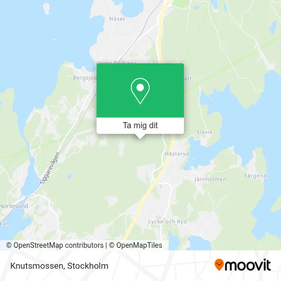 Knutsmossen karta