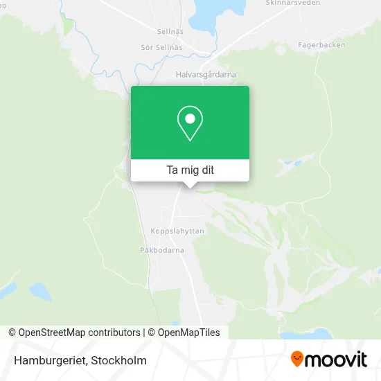Hamburgeriet karta