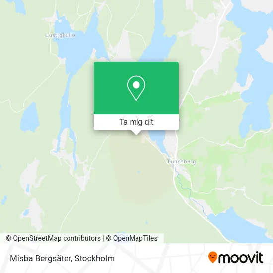 Misba Bergsäter karta