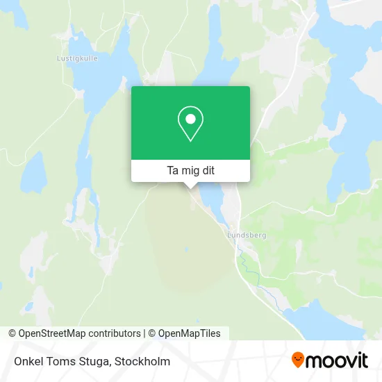 Onkel Toms Stuga karta