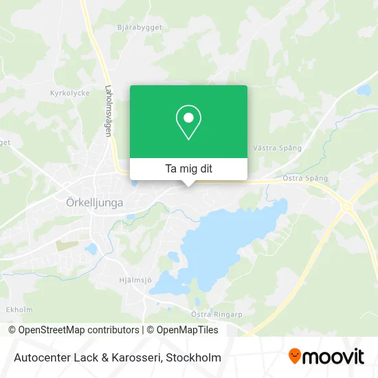 Autocenter Lack & Karosseri karta