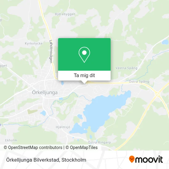 Örkelljunga Bilverkstad karta