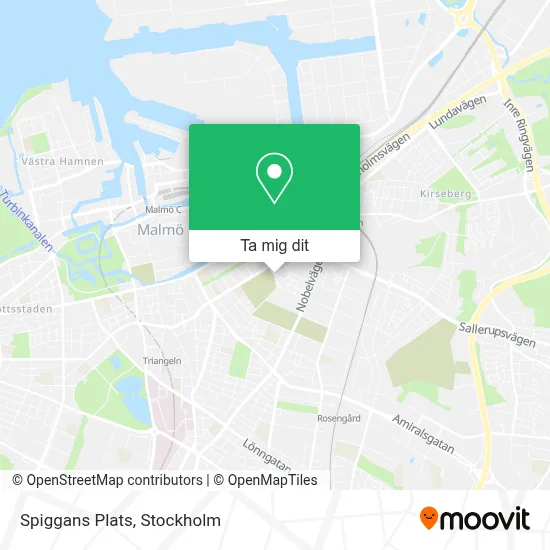 Spiggans Plats karta