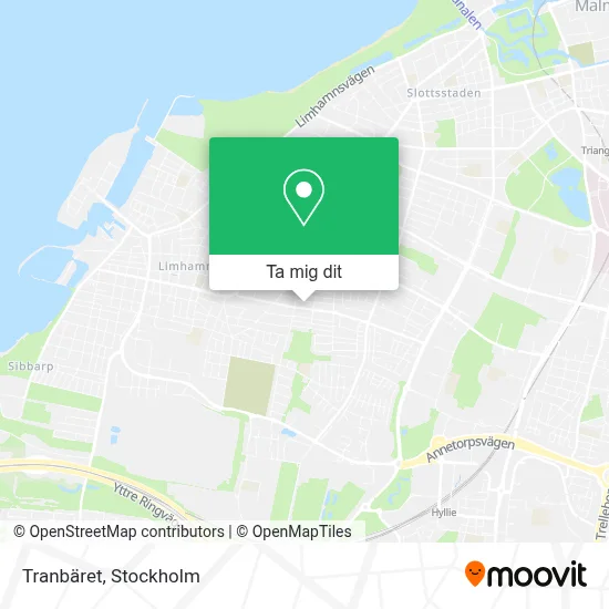 Tranbäret karta