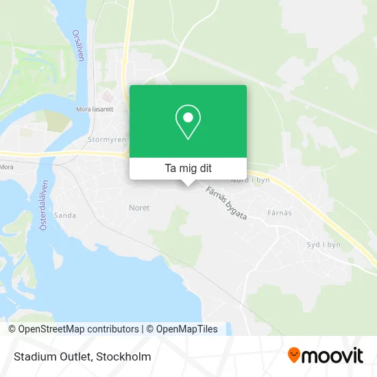 Stadium Outlet karta