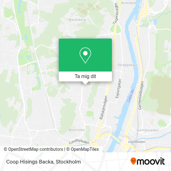 Coop Hisings Backa karta