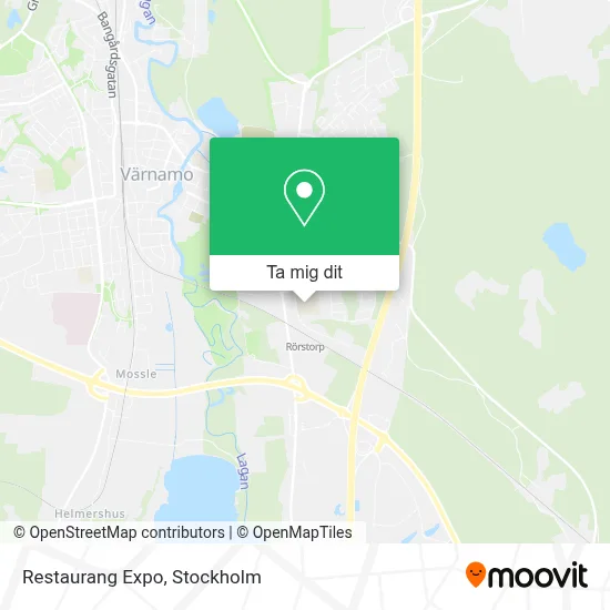 Restaurang Expo karta