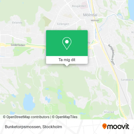 Bunketorpsmossen karta