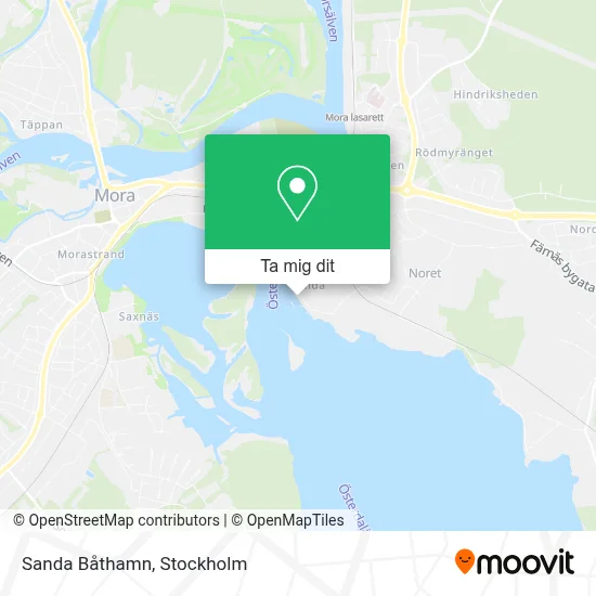 Sanda Båthamn karta