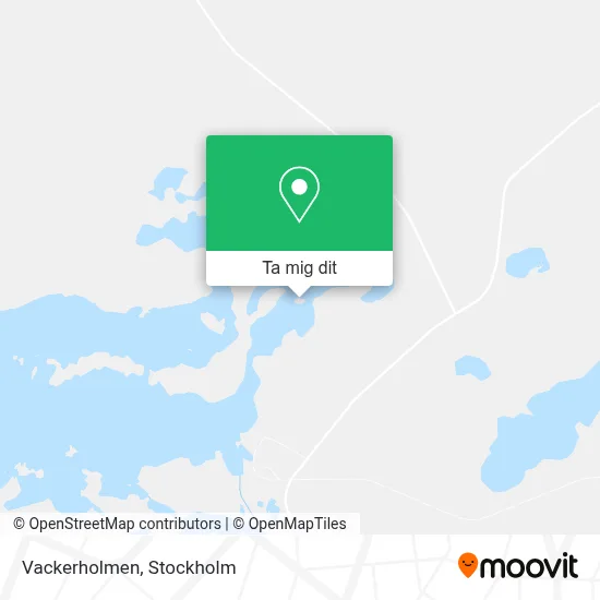 Vackerholmen karta