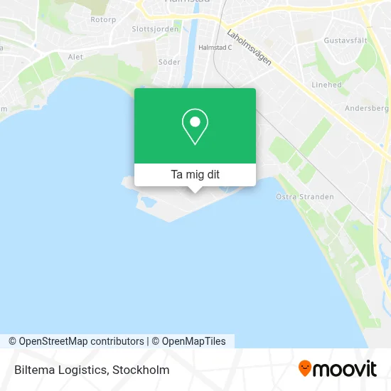 Biltema Logistics karta