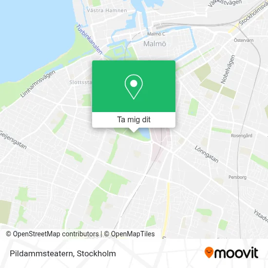 Pildammsteatern karta