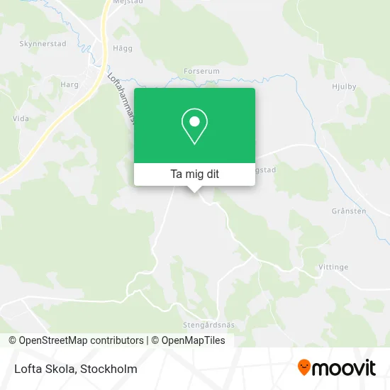 Lofta Skola karta