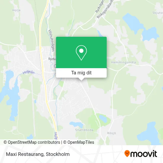 Maxi Restaurang karta