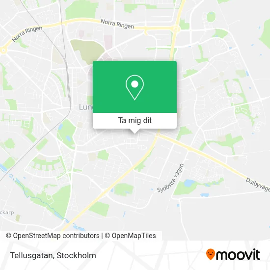 Tellusgatan karta