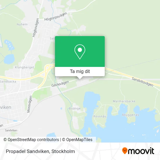 Propadel Sandviken karta