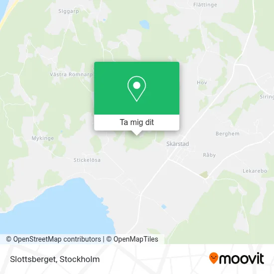 Slottsberget karta