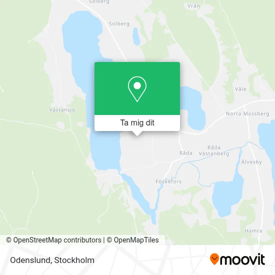 Odenslund karta