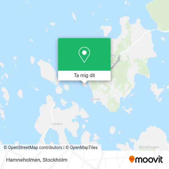 Hamneholmen karta