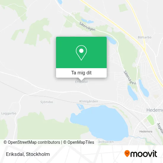 Eriksdal karta