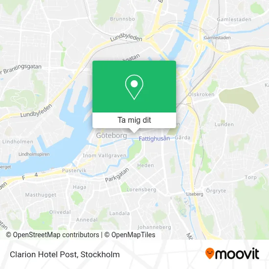 Clarion Hotel Post karta