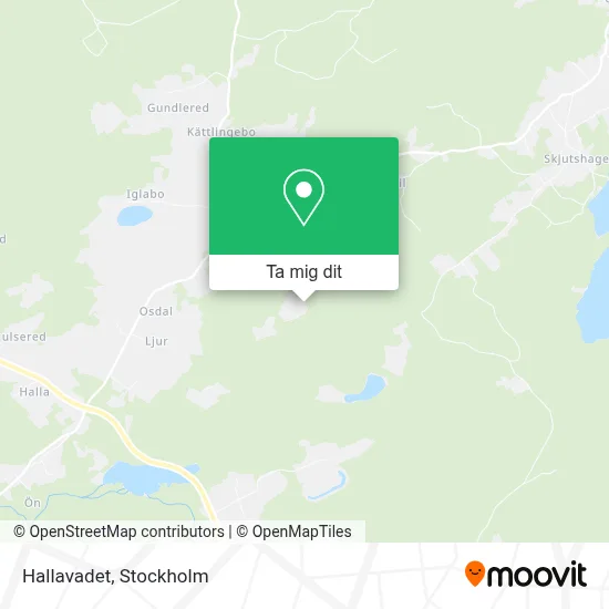 Hallavadet karta