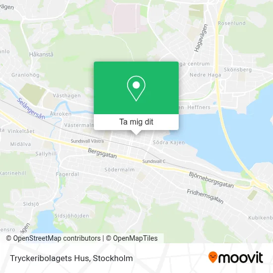 Tryckeribolagets Hus karta