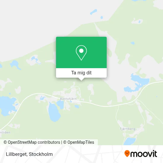 Lillberget karta