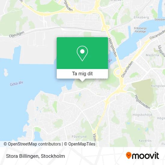 Stora Billingen karta
