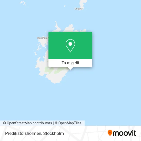 Predikstolsholmen karta