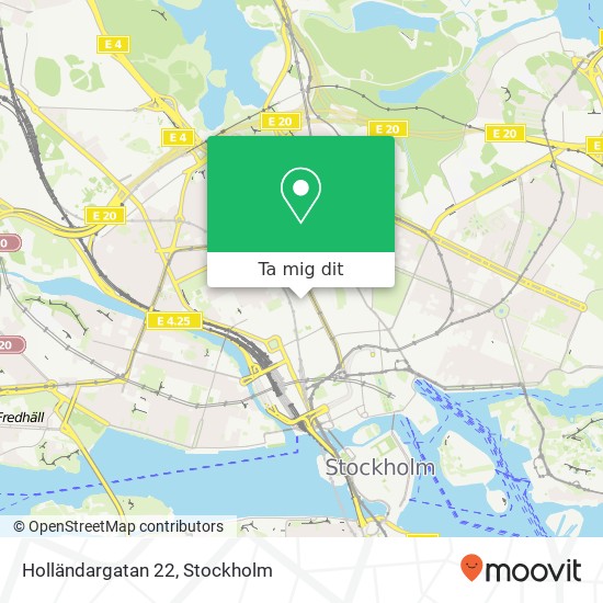 Holländargatan 22 karta