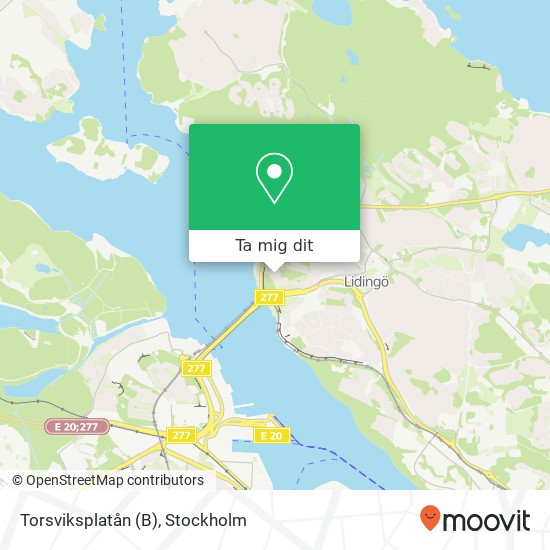 Torsviksplatån (B) karta