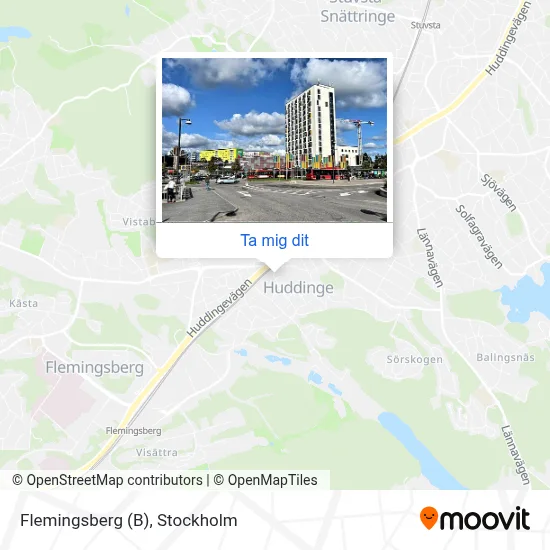 Flemingsberg (B) karta