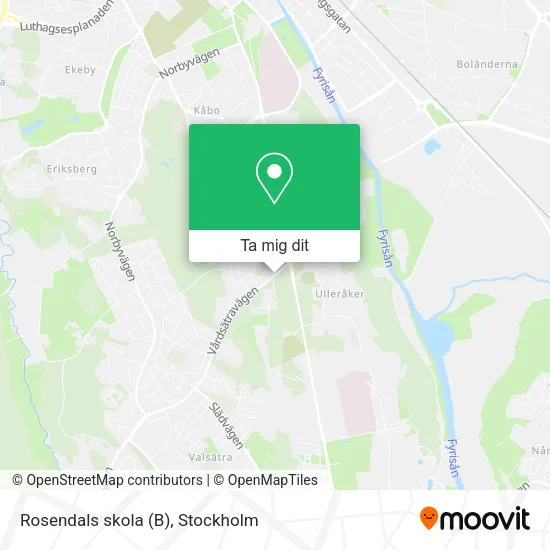 Rosendals skola (B) karta