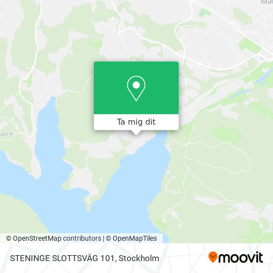 STENINGE SLOTTSVÄG 101 karta