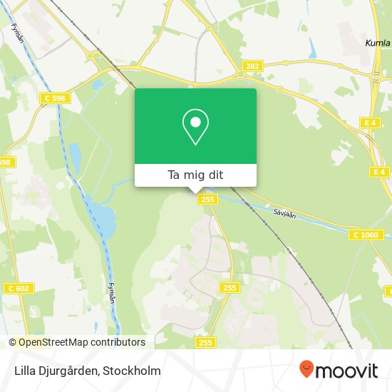 Lilla Djurgården karta