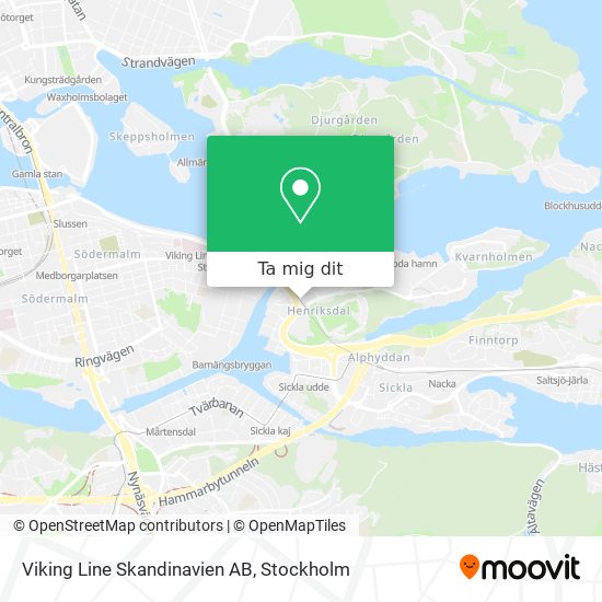 Viking Line Skandinavien AB karta