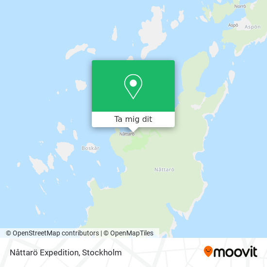 Nåttarö Expedition karta